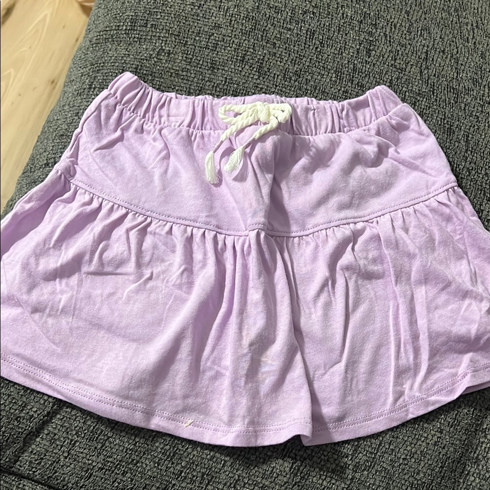 Lavender Skort with Drawstring
